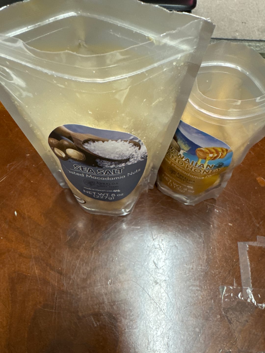 Customer photo review of Sea Salt Macadamia Nuts