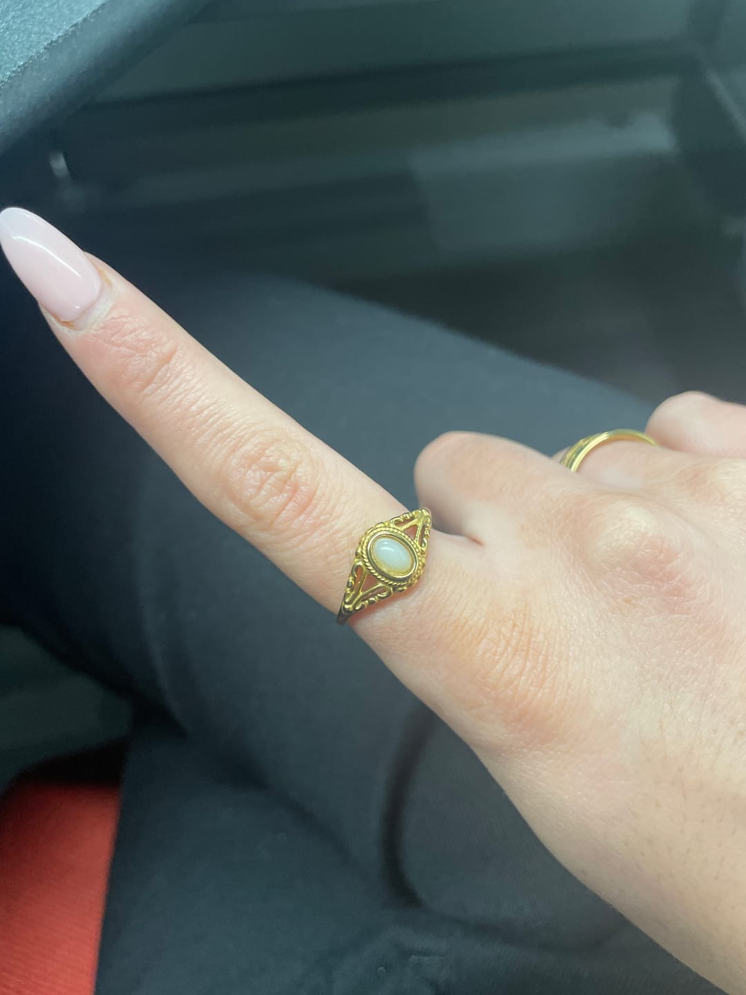 Customer photo review of Vintage Royal Pearl Ring