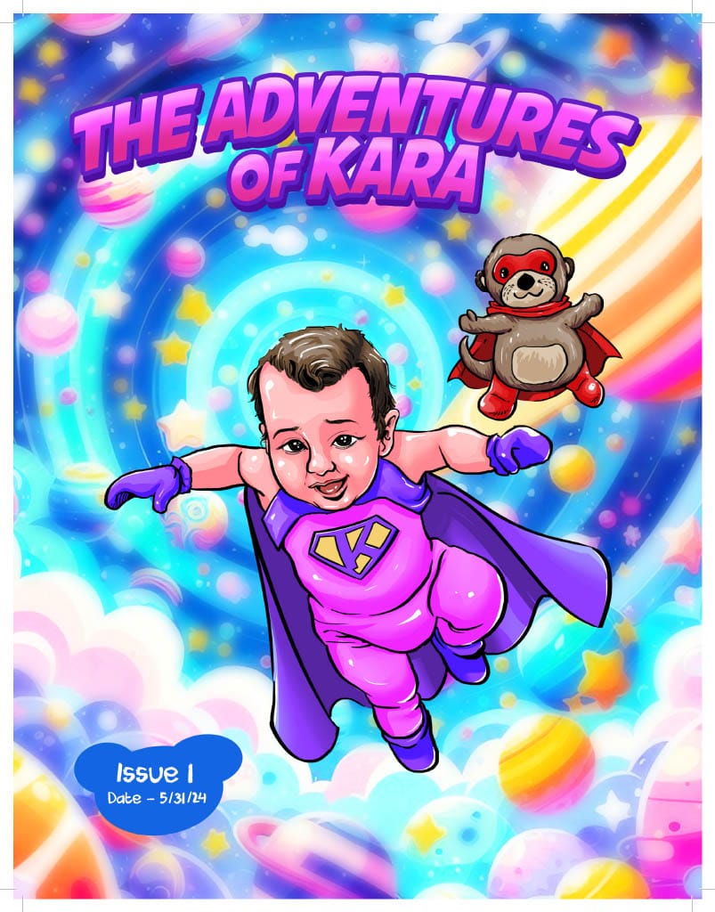 Customer photo review of Custom Comic Book – Turn Your Story Into a Fully Illustrated Comic