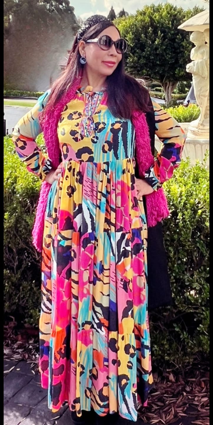 Customer photo review of GENOA - BOHEMIA MAXI DRESS