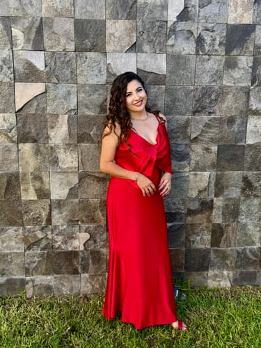 Customer photo review of Vestido - 525788 - ROJ