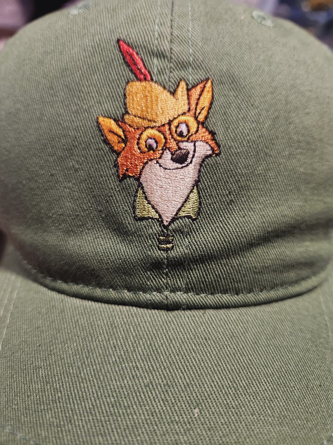 Customer photo review of Disney's Robin Hood "The Outlaw of Nottingham" – Dad Hat