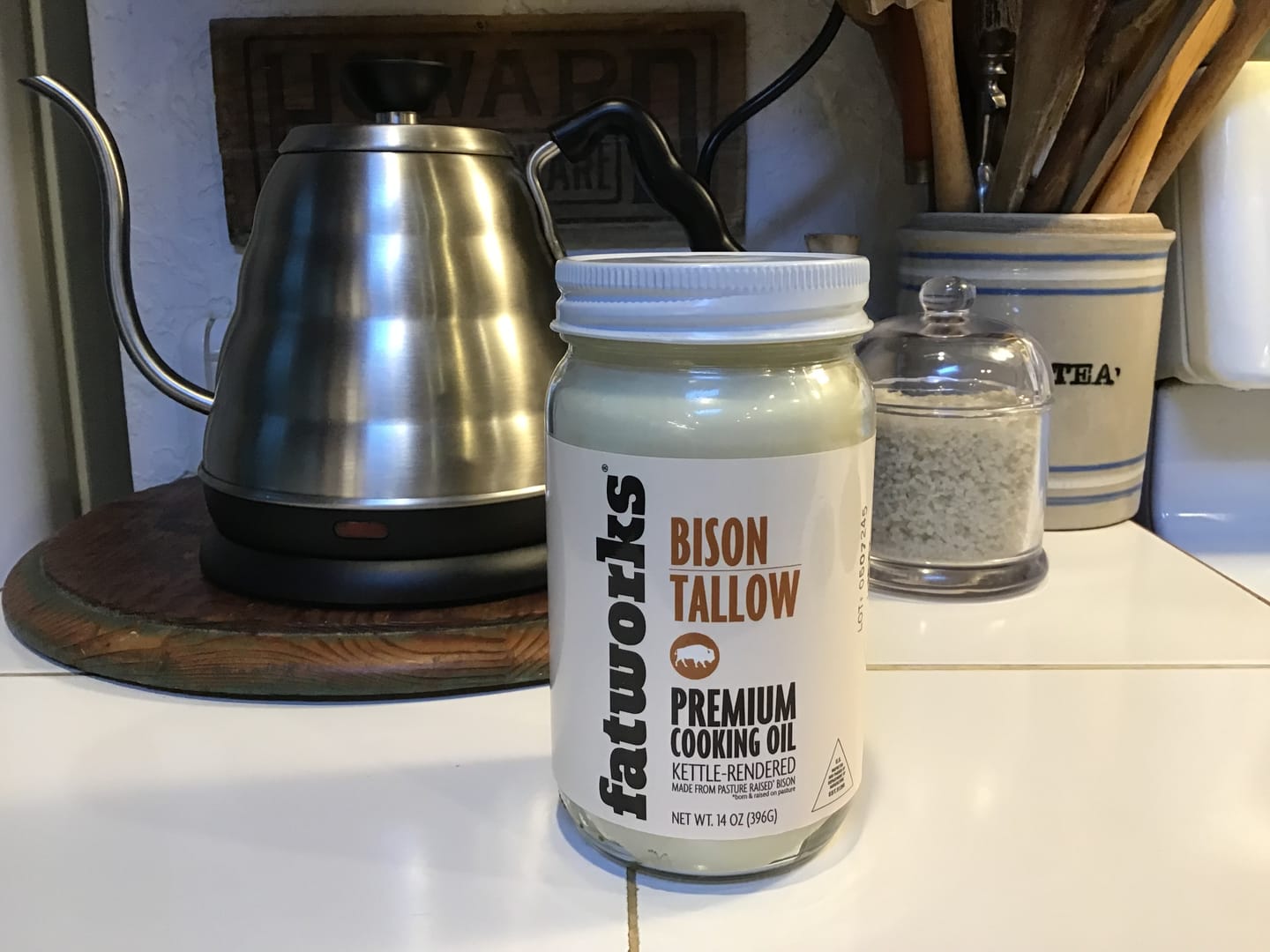 Customer photo review of Pasture Raised Bison Tallow a.k.a. Thunderfat (14 oz)