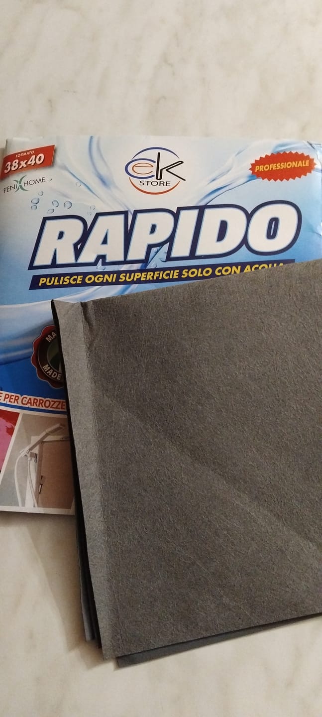 Customer photo review of Panno Rapido Lava e Asciuga in una Passata | Il panno più venduto su TIKTOK