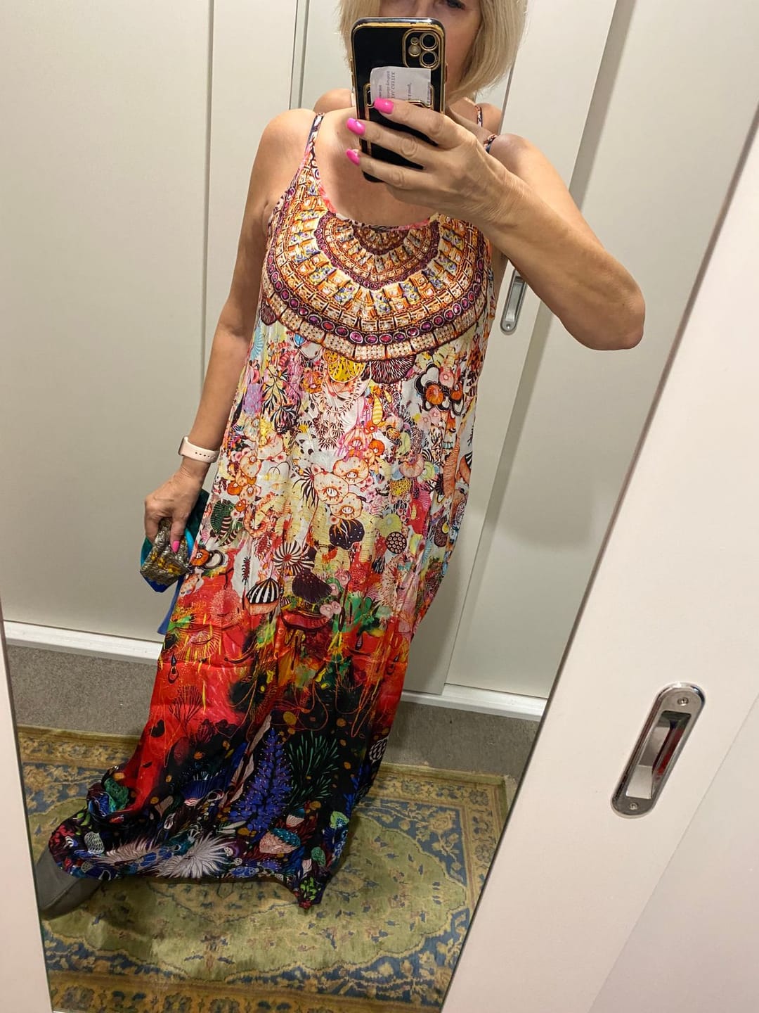 Customer photo review of CORRALLE - MAXI DRESS WITH ADJUSTABLE STRAPS