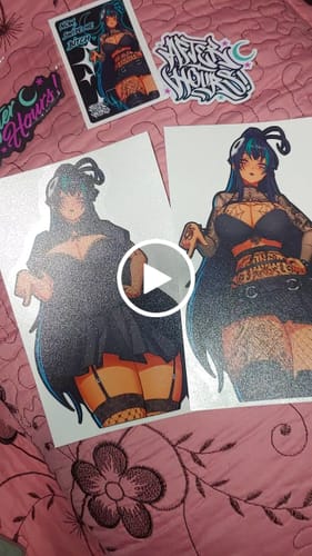 Customer video review of Goth Dress Yumi | Sticker