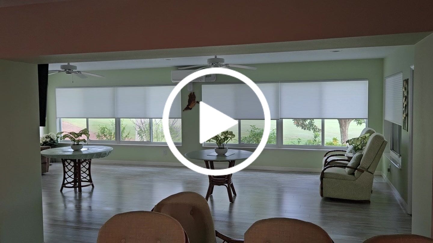 Customer video review of SmartWings Motorized Light Filtering Cellular Shades Nowa