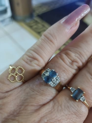 Customer photo review of Flower Rope Ring in 9ct Yellow Gold