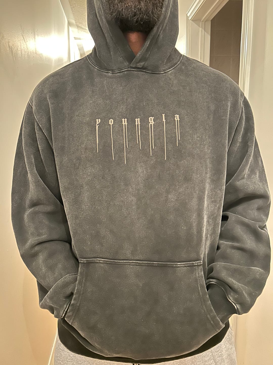 Customer photo review of 551 - Drippy Skull Hoodie