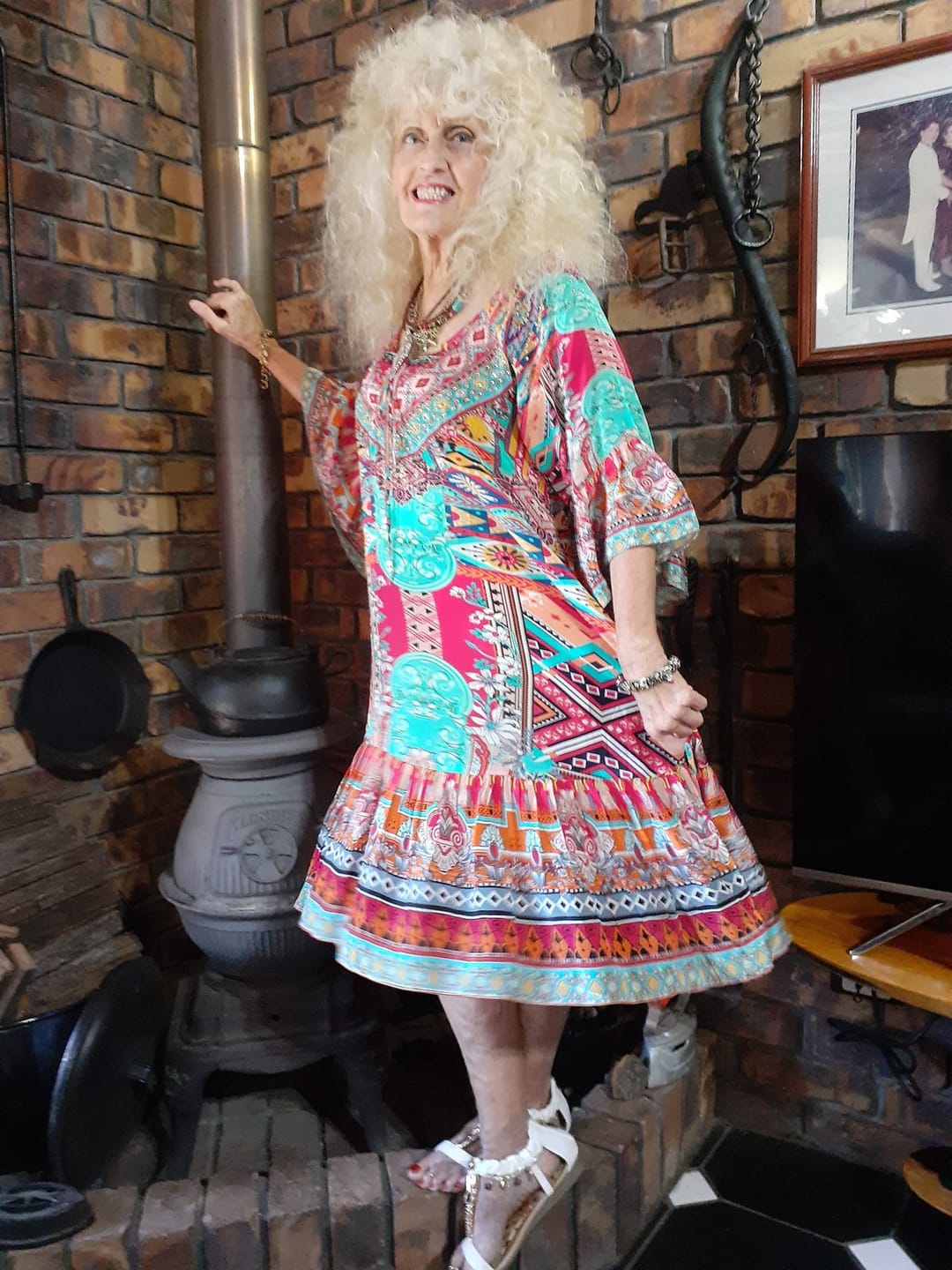 Customer photo review of VALLETTA - GYPSY DRESS