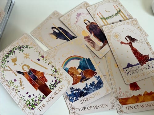 Customer photo review of Lightworker Tarot