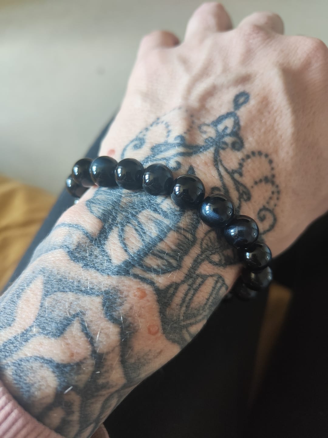 Customer photo review of Bracelet "Ange Gardien" en Oeil de Faucon
