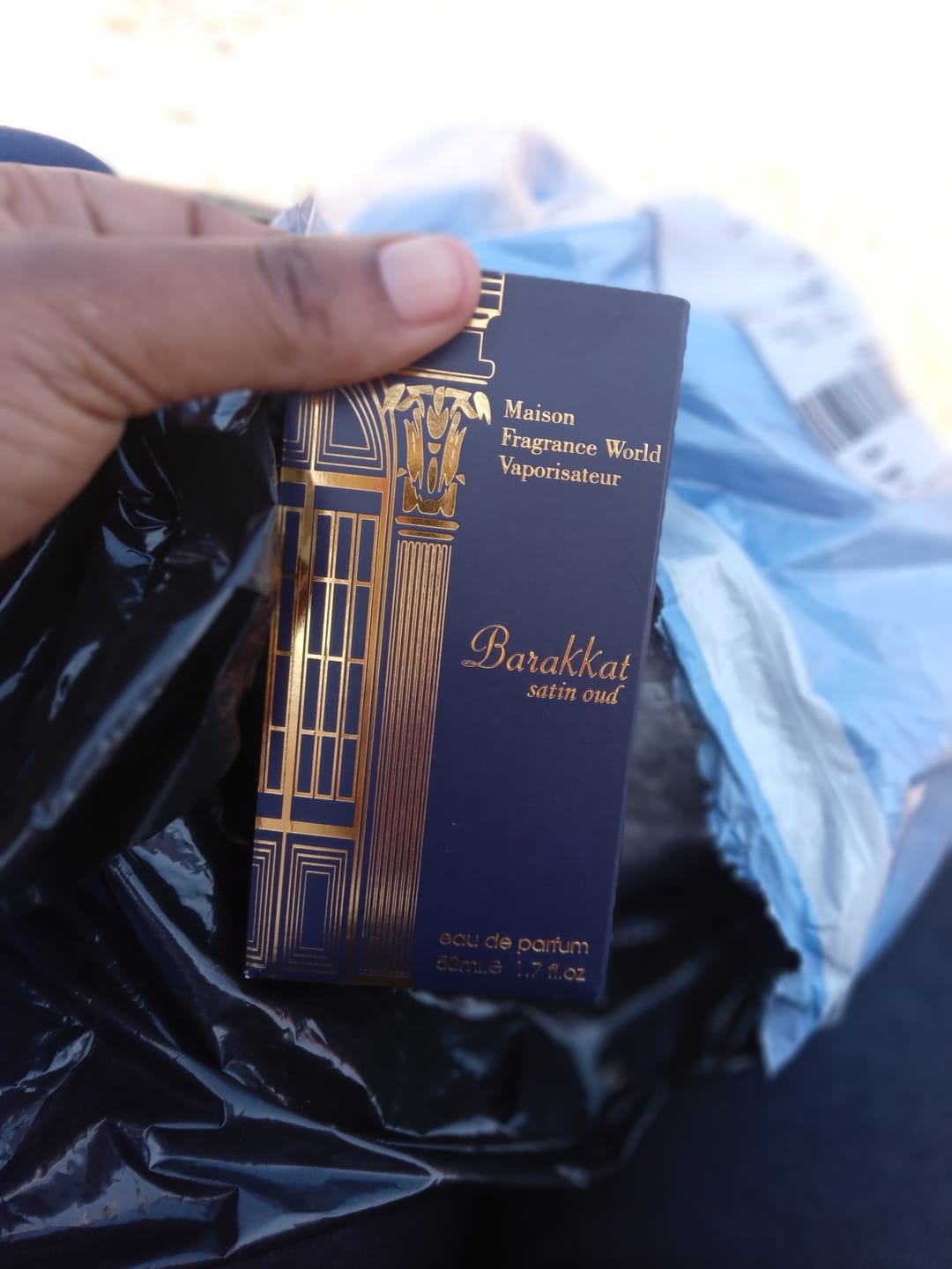 Customer photo review of Barakkat satin Oud 50ml