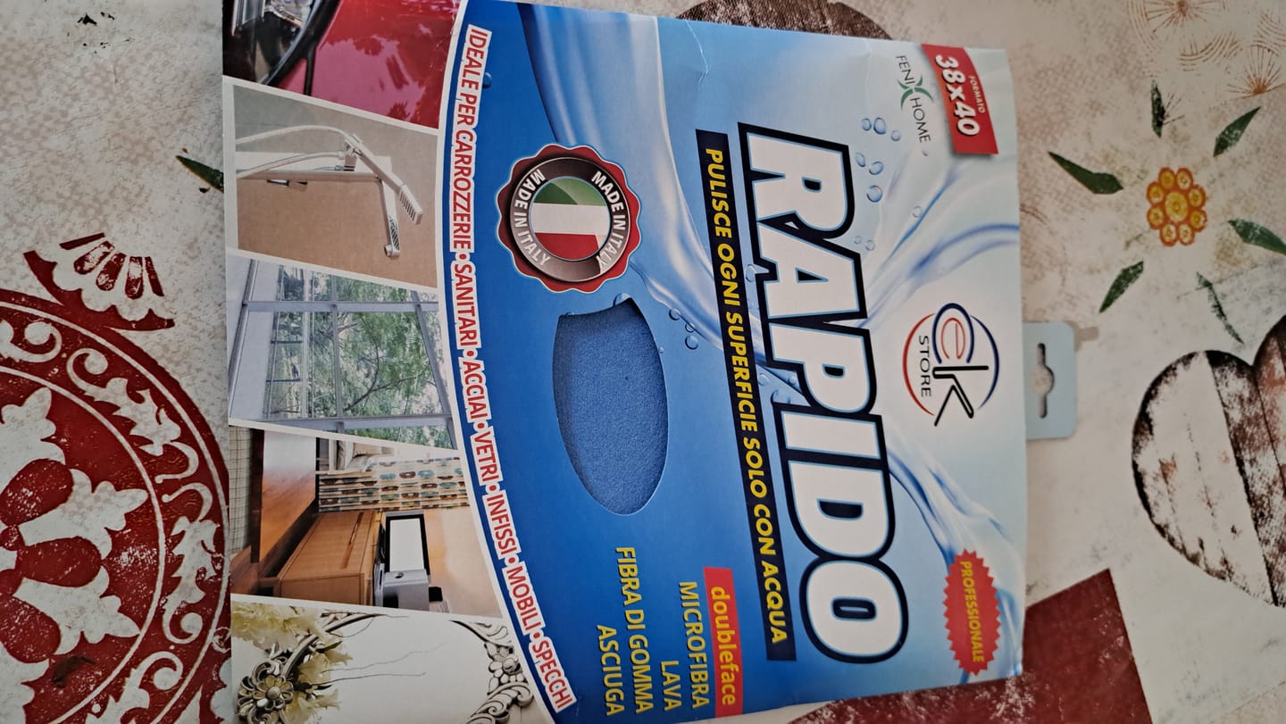 Customer photo review of Panno Rapido Lava e Asciuga in una Passata | Il panno più venduto su TIKTOK