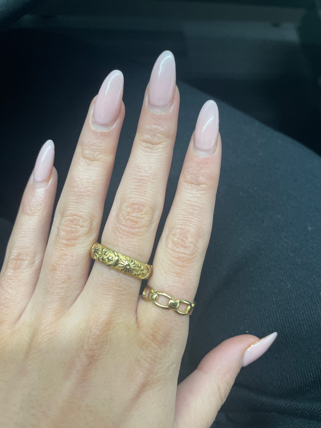 Customer photo review of Celestial Gold Ring