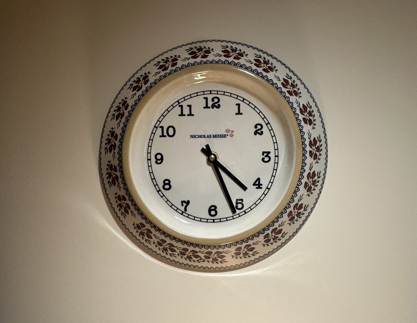 Customer photo review of Large Wall Clock Old Rose
