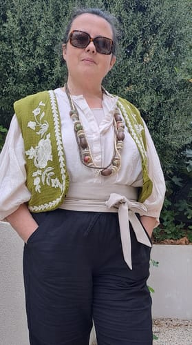 Customer photo review of Ceinture Anita  - coton lavé ficelle