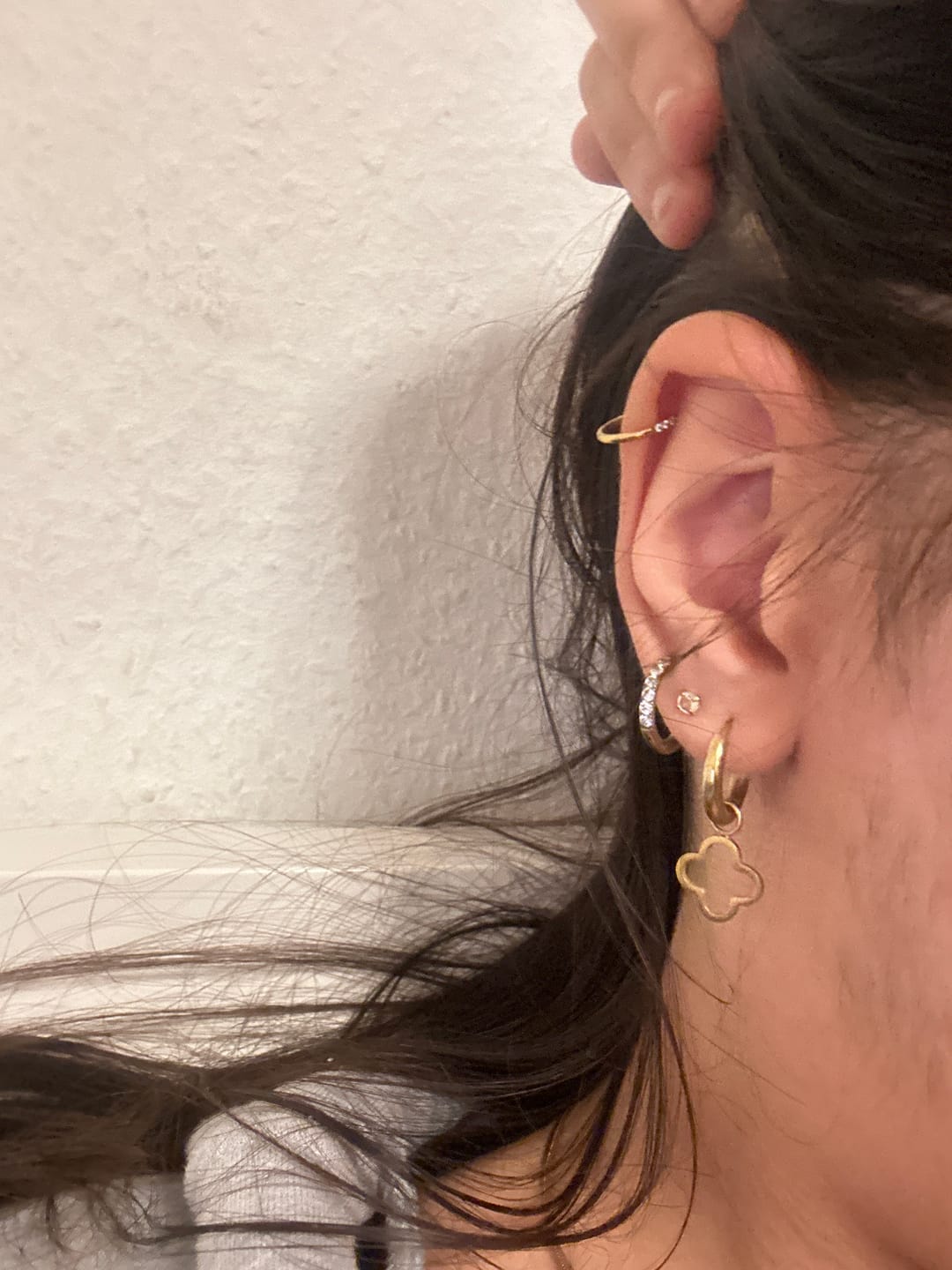 Customer photo review of Zircon Clicker | Nasen- & Ohrpiercing