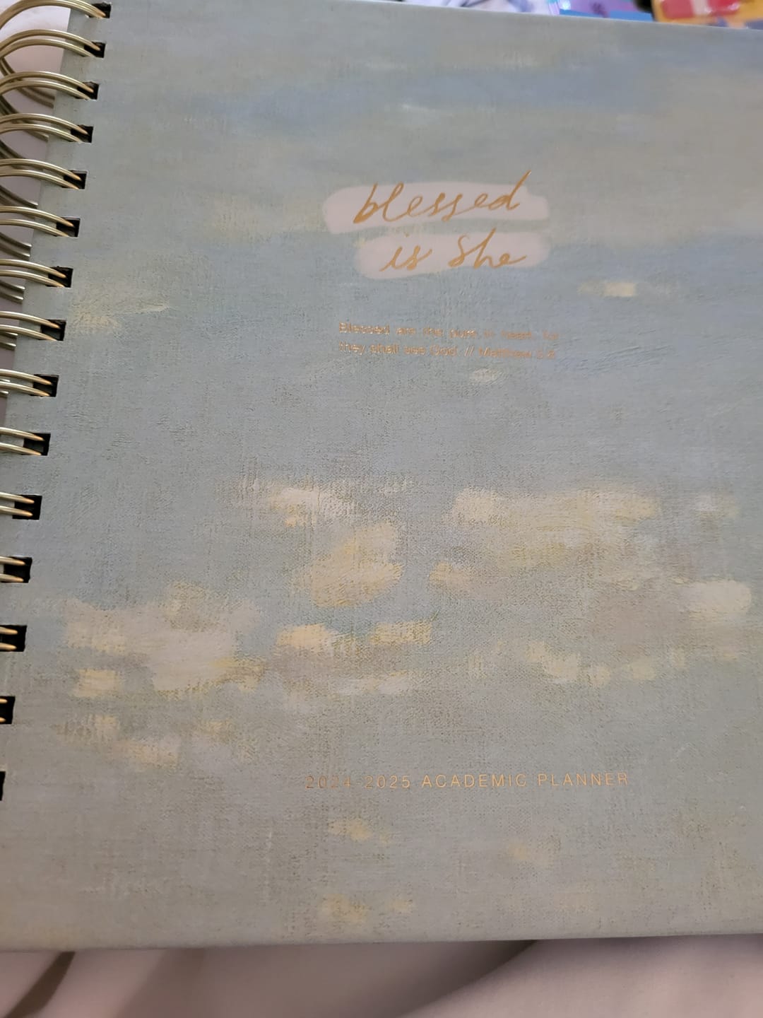 Customer photo review of 2024-25 Academic Catholic Liturgical Planner // Mini Layout