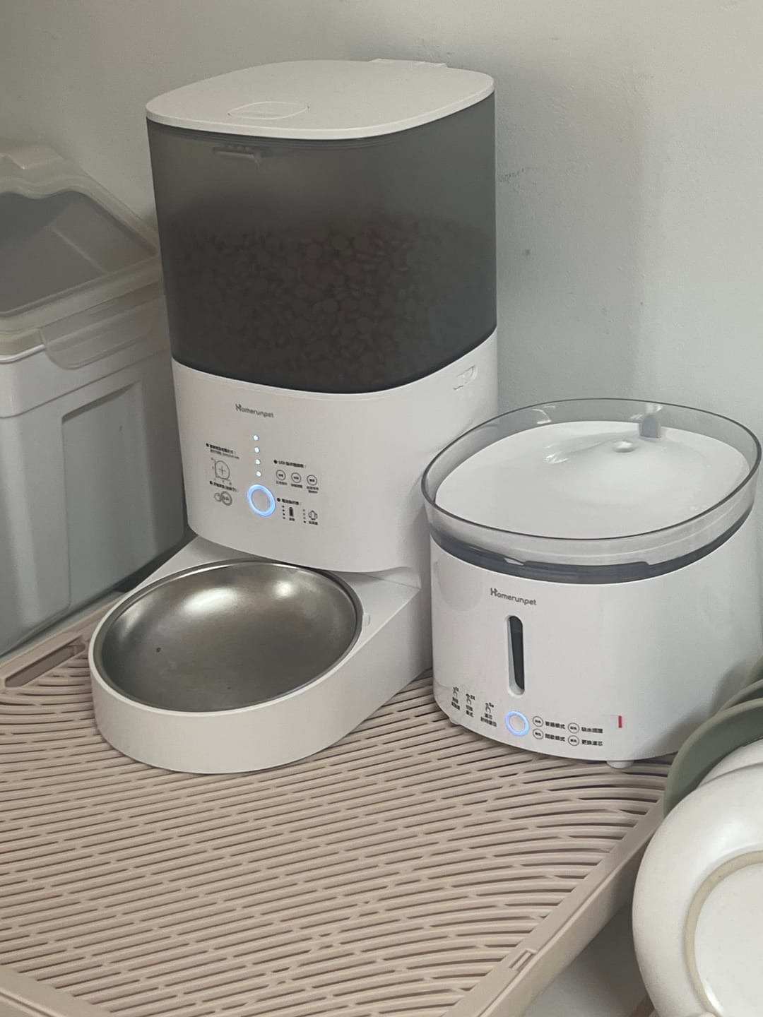 Customer photo review of 霍曼寵物餵食器
