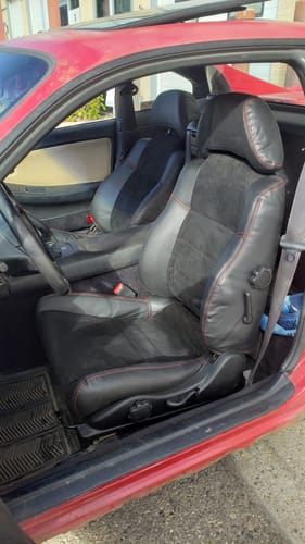 Customer photo review of MR2Heaven Heavy Duty Premium OEM+ Leather/Alcantara Seat Covers [Heated Seats Available]