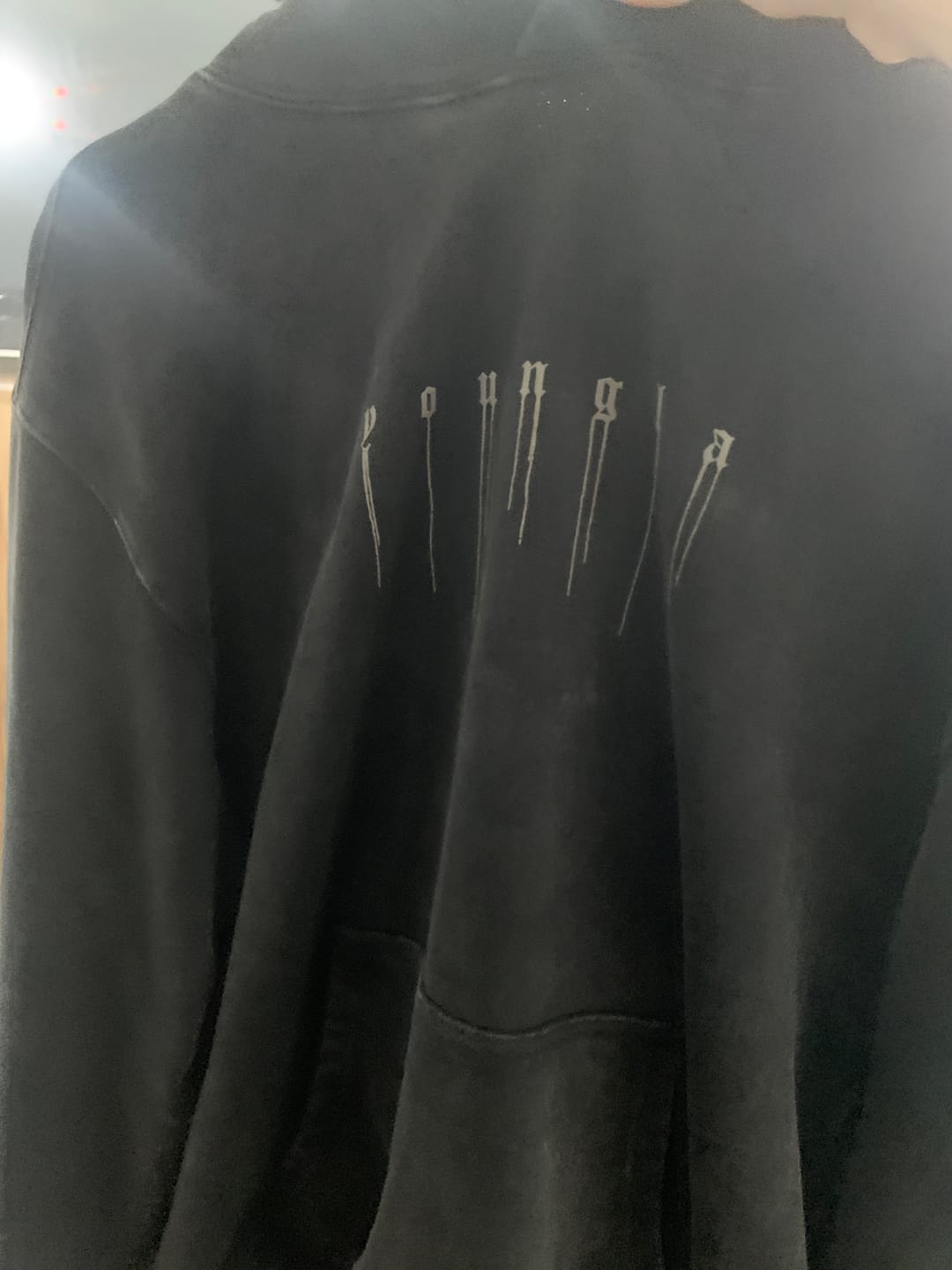 Customer photo review of 551 - Drippy Skull Hoodie