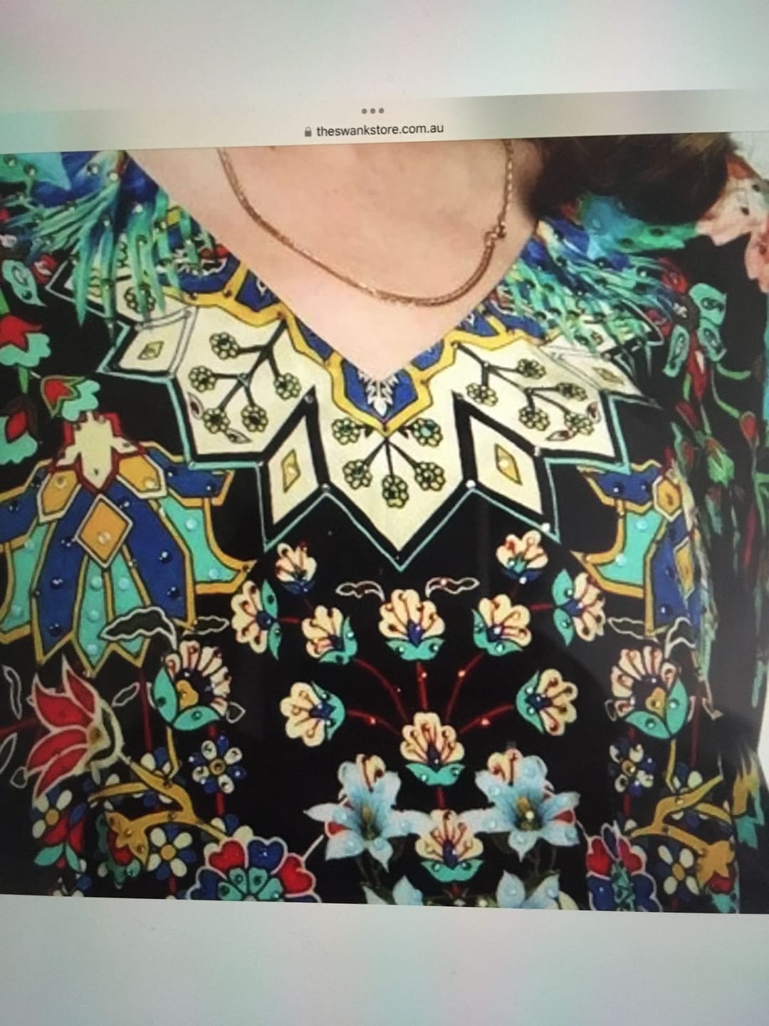 Customer photo review of EDEN - MIDI DRESS WITH SHORT SLEEVE
