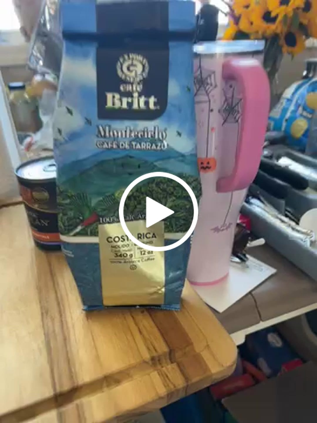 Customer video review of COSTA RICAN MONTECIELO COFFEE FROM TARRAZÚ