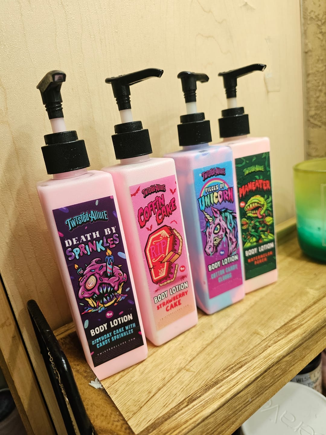 Customer photo review of Coffin Cake Body Lotion