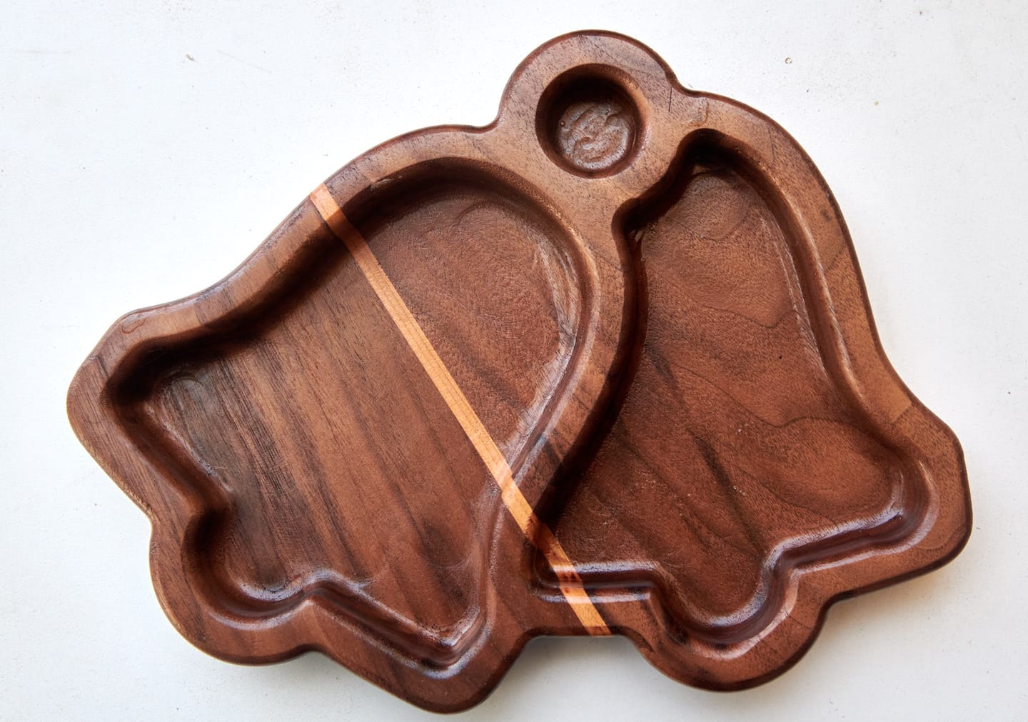 Customer photo review of 10.3x9.8" Christmas Bells Tray 1 Acrylic Router Template [Limited Edition]