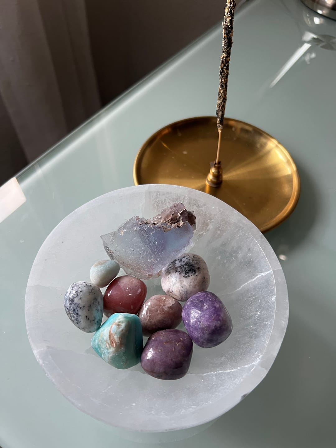Customer photo review of Bol de Selenita Redondo | Bienestar - Tranquilidad