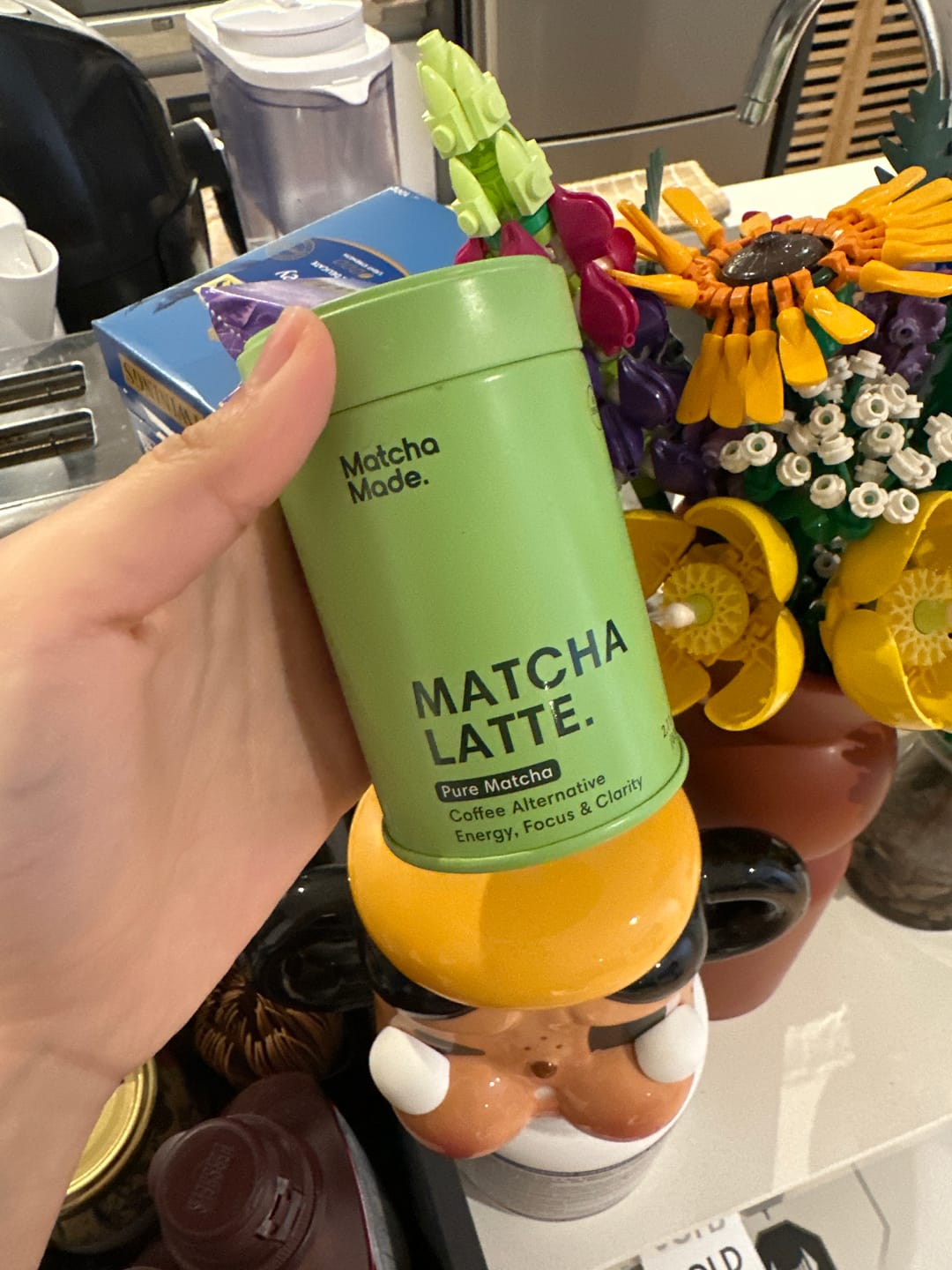 Customer photo review of Unsweetened Matcha Latte