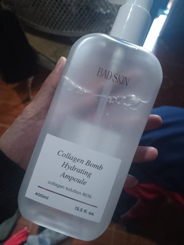 Customer photo review of Bad Skin™ Korean Collagen Bomb Hydrating Ampoule