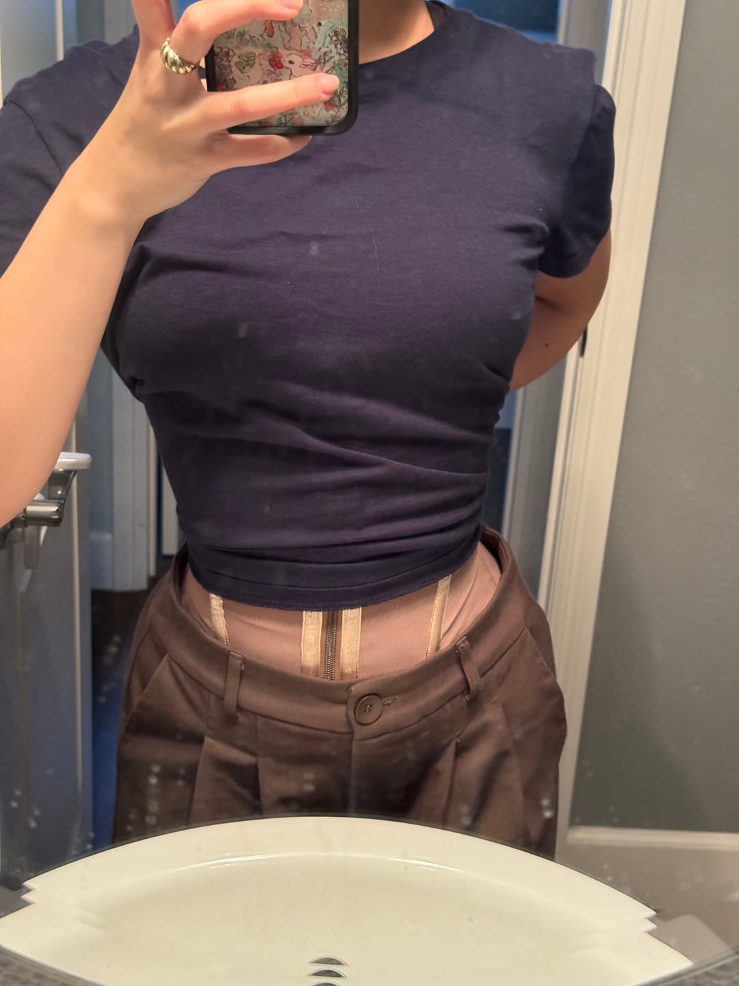 Customer photo review of Black Waist Trainer