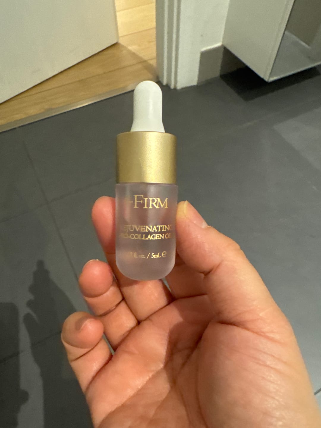 Customer photo review of i-FIRM Rejuvenating Pro-Collagen Oil 5mL