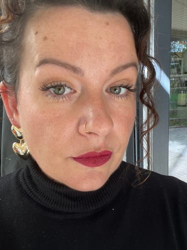 Customer photo review of Piercing au nez Anne