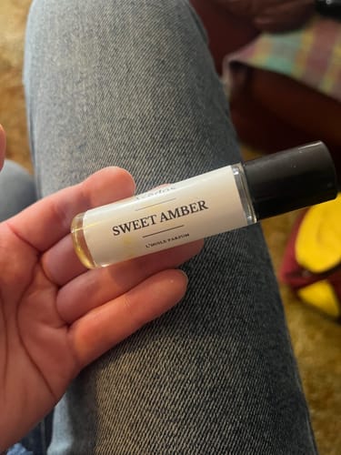 Customer photo review of SWEET AMBER PERFUME OIL