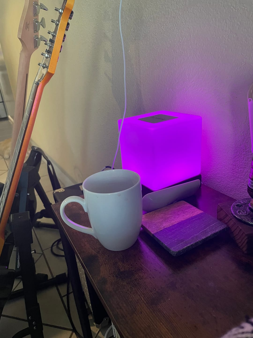 Customer photo review of Modern Cube Lamp