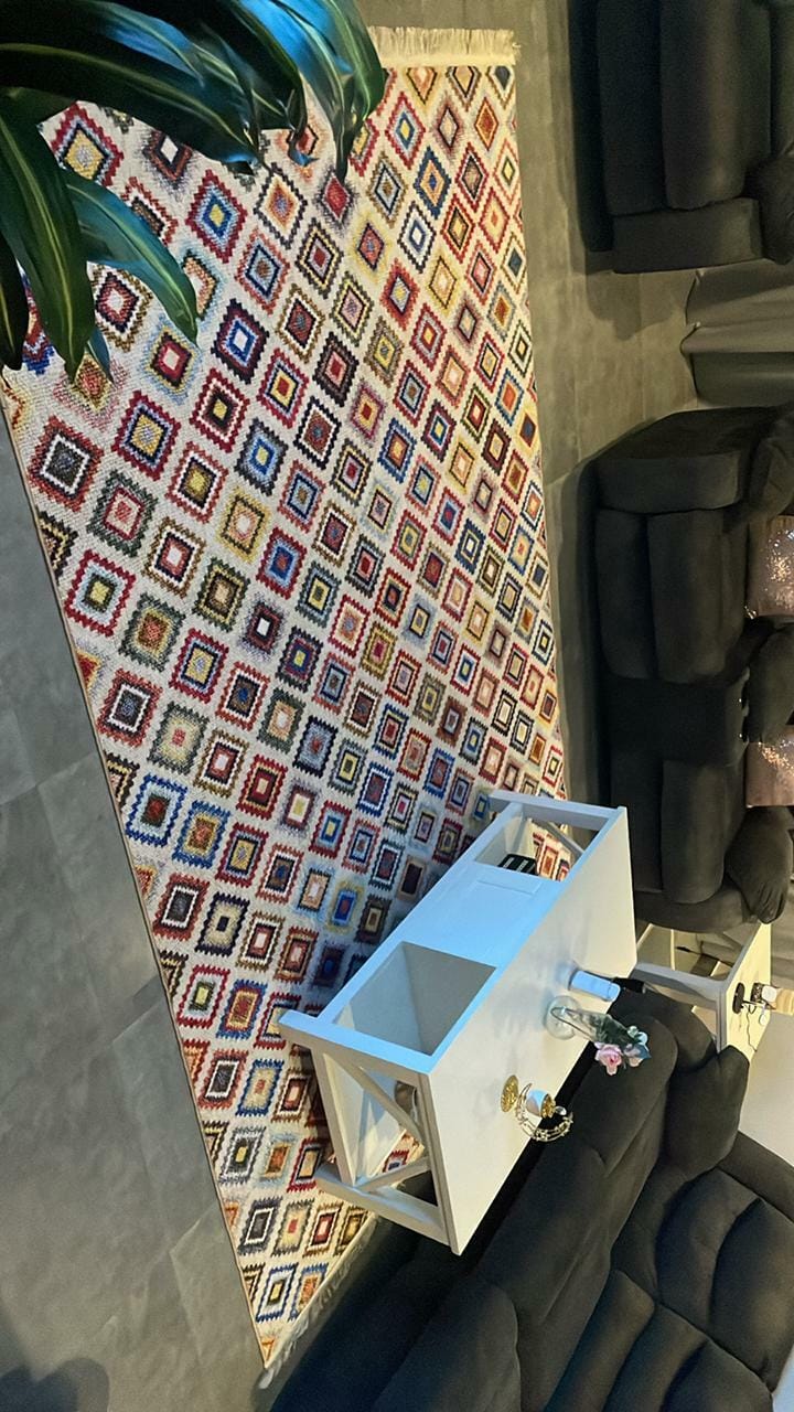 Customer photo review of KARADOKE Premium Version Chenille Rug