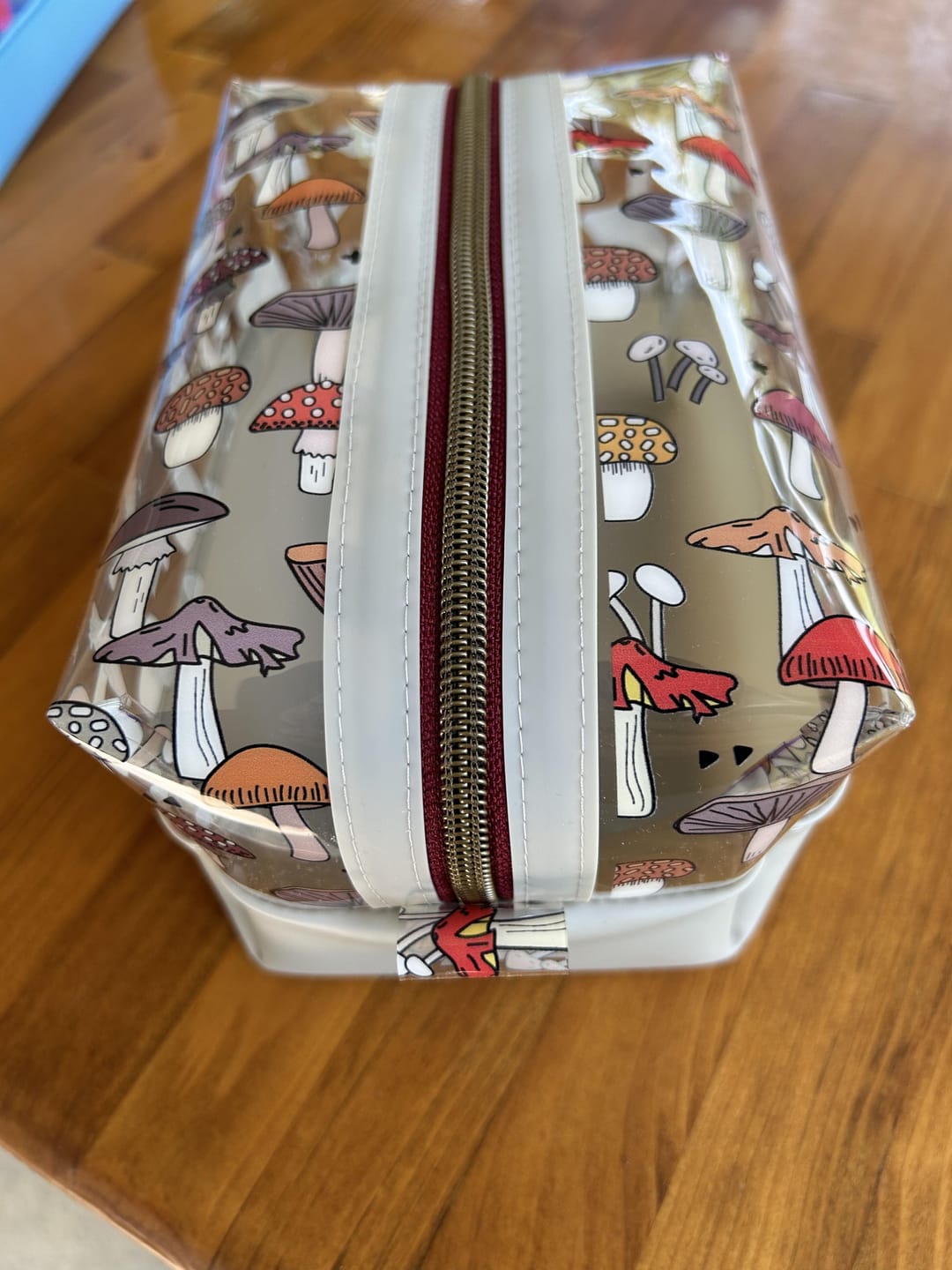 Customer photo review of Mushroom Café - Clear TPU Vinyl