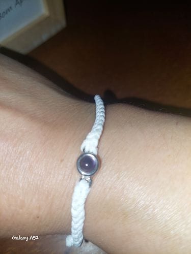 Customer photo review of Pulseira Personalizada com Foto
