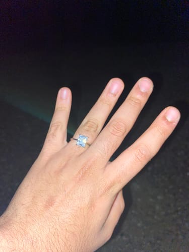 Customer photo review of Radiant Ring | 18K vergoldet