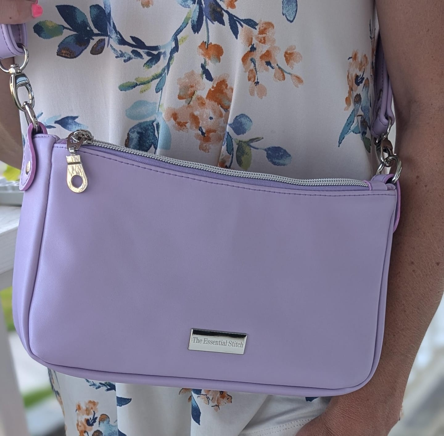 Customer photo review of Lavender - #5 Silver Nylon Coil Zipper Tape