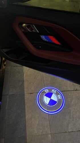 Customer photo review of BMW G SERIES DOOR LIGHTS
