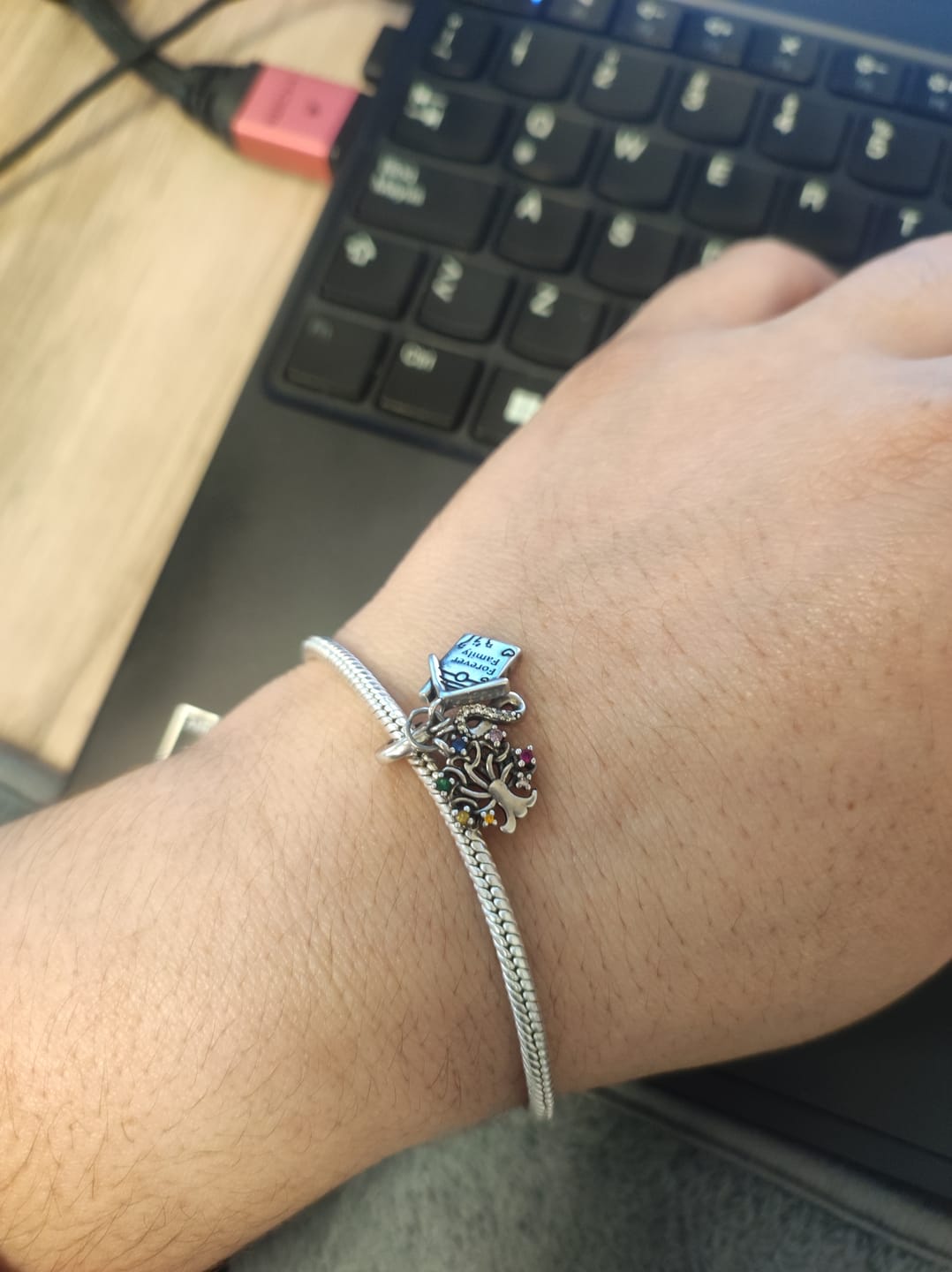 Customer photo review of Charm Casa, Árbol y Infinito "Forever Family"