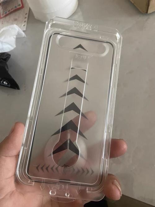 Customer photo review of Protection d'écran 3 en 1 - iPhone