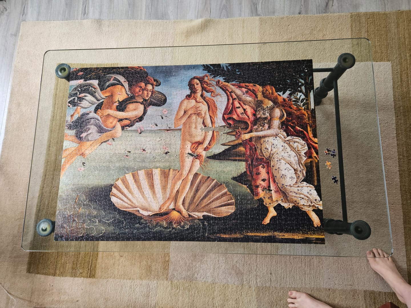 Customer photo review of Puzzle 2000 Piezas - The Birth of Venus by Sandro Botticelli