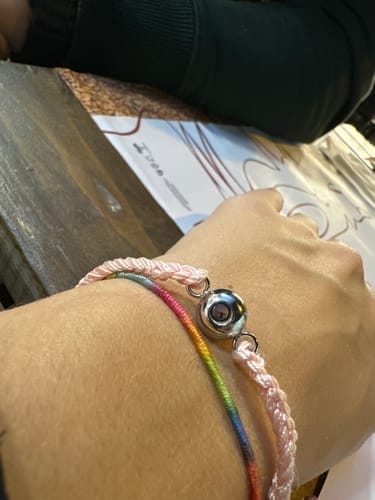 Customer photo review of Bracciale con foto personalizzato