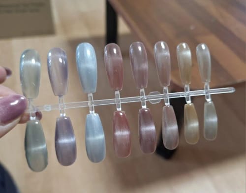Customer photo review of Magnetic Cat Eye Gel Nail Polish/6Pcs 🔥Total Savings Pack🔥