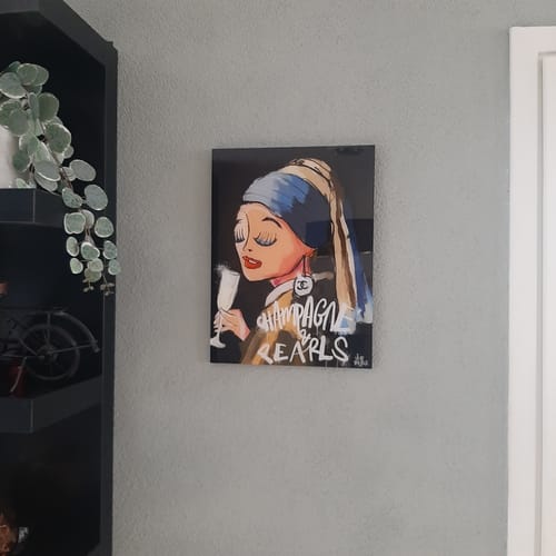 Customer photo review of Champagne and pearls